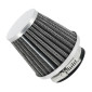 AIR FILTER - REPLAY TYPE KN CHROME - STRAIGHT FIXING Ø 48 mm 7421082212229