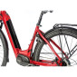 EBIKE - HYBRID BIKE LEADER FOX 28'' SAGA 2023 "UNISEX" Striped red - 8 Speed - BAFANG CENTRAL ENGINE M300 36V 80Nm BATTERIE 14A (Frame 20'' - H52cm - SIZE L - RIDER'S HEIGHT 178cm > 185cm) 8592826036155