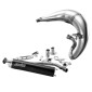 EXHAUST FOR 50cc MOTORBIKE- POLINI FOR RACE ENDURO FOR VENT 50 BAJA, DERAPAGE (EURO4/5) / HM 50 CRE DERAPAGE 2007>2012 / BETA 50 RR (EURO 4 ) (TOP MOUNTING) 8054705115493