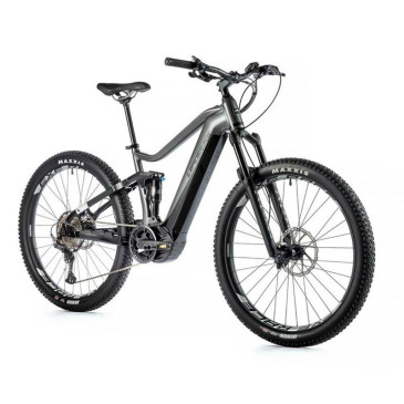 E-BIKE - MTB LEADER FOX 29'' AYRA 2023 "Full suspension" "FOR MEN" Matt grey - 11 Speed-PANASONIC CENTRAL ENGINE GX ULTIMATE 36 Speed.90Nm BATTERY 20Ah (Frame 17,5" - 45cm - M - RIDER SIZE from 168cm > 178cm) 8592826034984