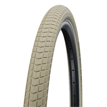 PNEU VTC URBAIN 700 X 38 (29 x 1,50) SCHWALBE BIG BEN TR CREME (40-622) RENFORT K-GUARD FLANC REFLEX 4026495666596