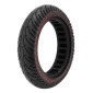 PNEU TROTTINETTE 8.5 X 2.00 NID ALVEOLE POINT ROUGE NOIR TR ANTI-CREVAISON - PNEU PLEIN (XIAOMI M365/ PRO) 3700948269077