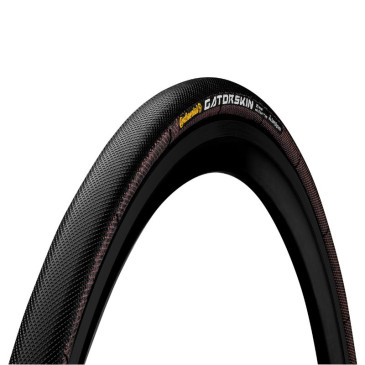 PNEU ROUTE 700 X 25 CONTINENTAL GATORSKIN NOIR PROTECTION ANTI-CREVAISON TR 180TPI (25-622) 4019238334661