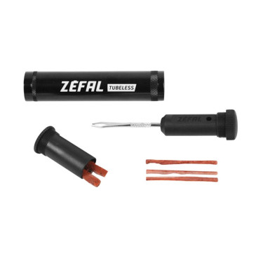 KIT REPARATION ZEFAL Z BAR TUBELESS FIXATION PORTE BIDON (AVEC MECHE ET OUTIL AIGUILLE + COUTEAU) 3420586601205