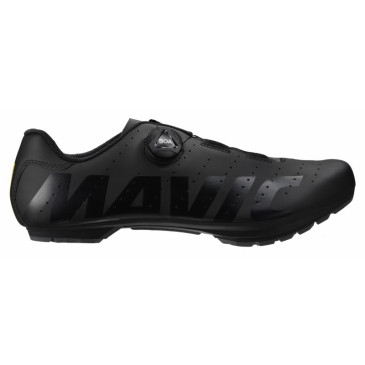 CHAUSSURE ROUTE MAVIC COSMIC BOA NOIR 7.5 SERRAGE BOA FIXATION 3 POINTS COMPATIBLE LOOK/SHIMANO (PAIRE) 0193128133672