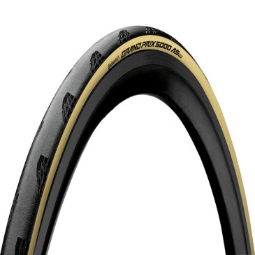 PNEU ROUTE 700 X 28 CONTINENTAL GRAND PRIX 5000 ALL SEASON TUBELESS READY NOIR FLANC CREME TS (28-622) -GP5000- 4019238056792