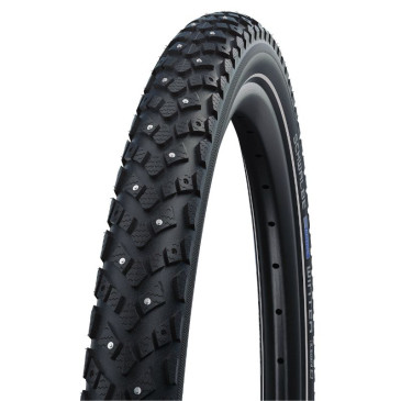 PNEU VTC NEIGE 700 X 40 (29x1.60) SCHWALBE WINTER TR (42-622) RENFORT FLANC REFLEX - PNEU NEIGE ET VERGLAS AVEC 120 CLOUS 4026495825948