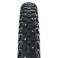 PNEU VTC NEIGE 700 X 40 (29x1.60) SCHWALBE WINTER TR (42-622) RENFORT FLANC REFLEX - PNEU NEIGE ET VERGLAS AVEC 120 CLOUS 4026495825948