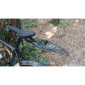 GARDE BOUE VTT AR 16'' à 29" POLISPORT S-MUD MTB REGLABLE NOIR (SUR RAIL DE SELLE) LONGUEUR 380MM 5604415118449