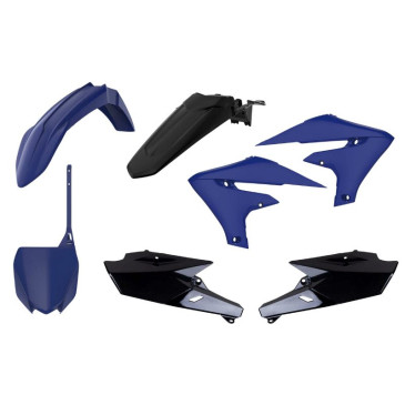 FAIRINGS/BODY PARTS FOR YAMAHA 250 YZ F 2019>2022, 450 YZ F 2018>2022 ( 7 parts kit ) Blue/Black (OEM color) -POLISPORT- 5604415094828