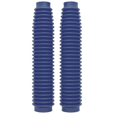 FORK GAITERS - POLISPORT BLUE- Ø 58 mm/ 41 mm - LONG 350 mm (PAIR) 5604415021060