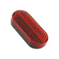 REFLECTEUR / CATADIOPTRE TIGE DE SELLE ROUGE ADHESIF - 50X22 (VENDU A L'UNITE) 3700948244548