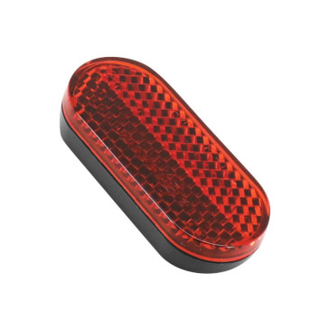 REFLECTEUR / CATADIOPTRE TIGE DE SELLE ROUGE ADHESIF - 50X22 (VENDU A L'UNITE) 3700948244548