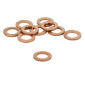 DRAIN PLUG GASKET - BRASS - Ø 8 x 14 x 1,50 mm (10 PARTS IN BLISTER PACK) -ARTEIN- 8434579068710