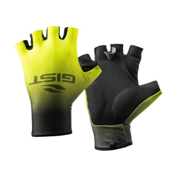 GANTS VELO COURT GIST DIAMOND NOIR/JAUNE FLUO L (PAIRE SUR CARTE) SANS VELCRO -5525 8013271315515