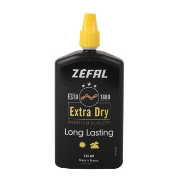 LUBRIFIANT VELO CHAINE ZEFAL DRY WAX CONDITION SECHE OU POUSSIEREUSE (BURETTE 120ml) 3420589612017