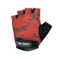 GANTS VELO ENFANT KID COURT GIST ROUGE/NOIR XS (PAIRE SUR CARTE) AVEC VELCRO -8158 8013271290997