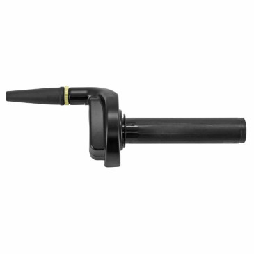 THROTTLE HANDLE FOR 50cc MOTORBIKE- Short stroke -Domino type - Black -P2R- 3700948243176