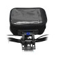 HANDLEBAR BAG FOR BICYCLE - SKUAD BLACK - CLIPS ON BAR Ø 31.8 8013271239262