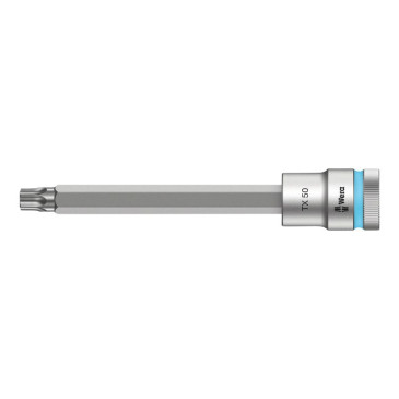 WERA 8767 HF ZYKLOP TORX SOCKET 1/2 Ø 50 mm Long 140 mm (Sold per unit) -German tools for workshop. 4013288183606