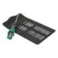 SCREWDRIVER -BIT HOLDER SET (19 pieces) - WERA KOMPAKT TURBO (QUICK CLAMPING CHUCK) Black/green - German tools for workshop. 4013288214614