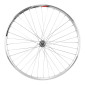 ROUE ROUTE PATIN 700 ELAN CFX ARGENT AVEC ECROUS AVANT MOYEU ALU 32 RAYONS GALVA JANTE 13C 3660429011130