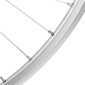 ROUE ROUTE PATIN 700 ELAN CFX ARGENT AVEC ECROUS AVANT MOYEU ALU 32 RAYONS GALVA JANTE 13C 3660429011130