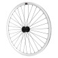 ROUE ROUTE / FIXIE PATIN P2R ARGENT AVANT AVEC ECROUS JANTE 17C PROFIL 28mm 3660429021221