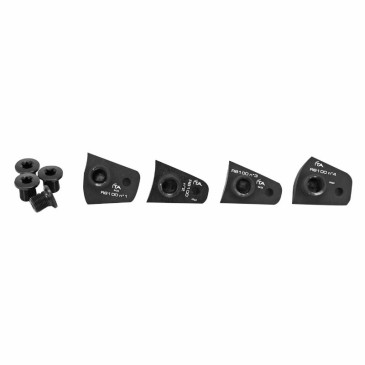 INTRAVIS PEDALIER TA COMPATIBLE ULTEGRA R8100/8170 12V. NOIR POUR PLATEAU X110 (JEU DE 4) - VIS ET CHEMINEE 3662458018579