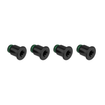 INTRAVIS PEDALIER SRAM FORCE AXS NOIR POUR DOUBLE PLATEAU ENTRAXE 94 ou 107mm (JEU DE 4) - VIS ET CHEMINEE 0710845825514