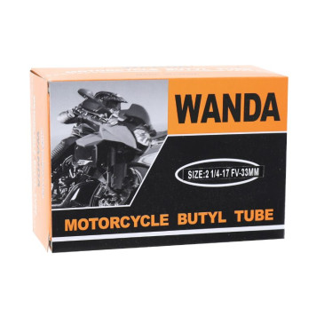 INNER TUBE 17'' 2 1/4-17 WANDA VALVE PRESTA 6900033340149