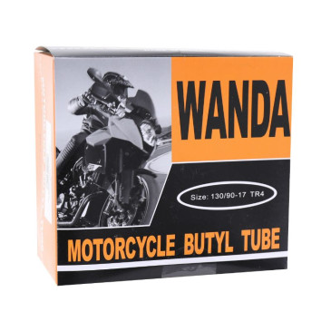 INNER TUBE 17'' 120/90-17 , 140/90-17 -130/70-17 , 140/80-17 , 4.50 A 5.10-17 WANDA VALVE TR4 6900033340187