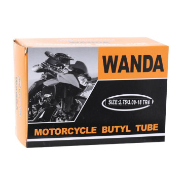 INNER TUBE 18'' 2.75 A 3.00-18 WANDA VALVE TR4 6900033340194