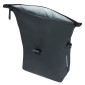 SACOCHE ARRIERE SAC A DOS VELO LATERALE BASIL SOHO 17L NOIR FIXATION PORTE BAGAGE AVEC SYSTEME MIK STUDS (31x16x37cm) AVEC ECLAIRAGE LED 8715019184062