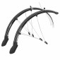 GARDE BOUE VTT TRINGLES 26" P2R TREKKING PLASTIC NOIR INCASSABLE largeur 60mm (PAIRE) - REPRENDS SA FORME INITIALE APRES DEFORMATION 3700948257517