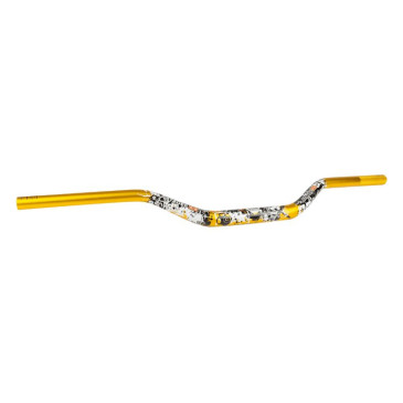 GUIDON 50 A BOITE STAGE 6 CROSS ALU FATBAR DESIGN DIAM 28,6mm JAUNE 4051272013331