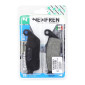 BRAKE PADS SET (2 pads) - NEWFREN FOR KAWASAKI 750 Z 2007>2011, 800 Z 2015>2016 Front /TRIUMPH 675 STREET TRIPLE 2008>2017AV/HONDA 125 FORZA 2015> Front (L 39mm - H 102mm - P 8.3mm) (FD0132BE1) (ELITE ORGANIC) 8025832413677