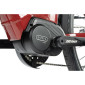 VELO ELECTRIQUE/VAE CITY 28 LEADER FOX SAGA MIXTE ROUGE TIGRE 8V MOTEUR CENTRAL BAFANG M300 36V 80Nm BATTERIE 15Ah (16,5'' - H43cm - TAILLE S - POUR ADULTE DE 158cm à 168cm) 8592826036162