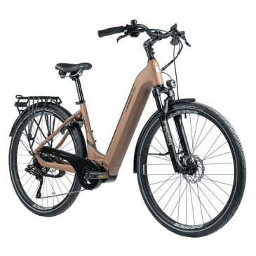 VELO ELECTRIQUE/VAE CITY 28 LEADER FOX VIVALO 2023 MIXTE CUIVRE 9V MOTEUR CENTRAL BAFANG M420 36V 80Nm BATTERIE 15Ah (18'' - H46cm - TAILLE M - POUR ADULTE DE 168cm à 178cm)