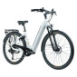 VELO ELECTRIQUE/VAE CITY 28 LEADER FOX VIVALO 2023 MIXTE BLANC 9V MOTEUR CENTRAL BAFANG M420 36V 80Nm BATTERIE 15Ah (18'' - H46cm - TAILLE M - POUR ADULTE DE 168cm à 178cm) 8592826036438