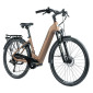 VELO ELECTRIQUE/VAE CITY 28 LEADER FOX VIVALO 2023 MIXTE CUIVRE 9V MOTEUR CENTRAL BAFANG M420 36V 80Nm BATTERIE 15Ah (20'' - H52cm - TAILLE L - POUR ADULTE DE 178cm à 185cm)