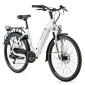 VELO ELECTRIQUE/VAE CITY 26 LEADER FOX LOTUS 2023 MIXTE BLANC 7V MOTEUR ROUE AR BAFANG 36V 45Nm BATTERIE 15Ah (16,5'' - H43cm - TAILLE S - POUR ADULTE DE 158cm à 168cm) 8592826036315