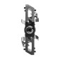 PEDALE GRAVEL / VTT PLATE SWITCH AUTOMATIQUE ALU CNC NOIR 90 x 90 mm (COMPATIBLE SHIMANO SPD) (PAIRE) 8013271345017