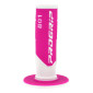 GRIP- PROGRIP OFF ROAD 801 DUAL DENSITY - FLUO DESIGN WHITE/FUCHSIA 115mm (PAIR) (CROSS/MX) 0801766067951