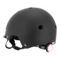 CASQUE VELO ADULTE AUVRAY URBAN NOIR AVEC ECLAIRAGE INTEGRE SUR MOLETTE REGLABLE TAILLE 54-58 3700807709614