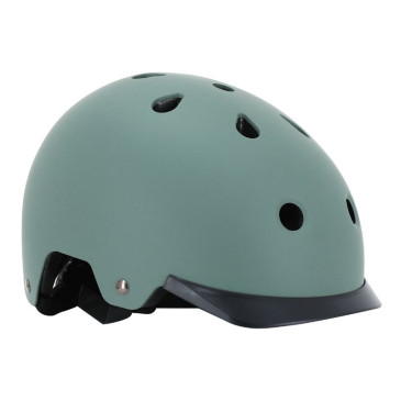 CASQUE VELO ADULTE AUVRAY URBAN KAKI AVEC ECLAIRAGE INTEGRE SUR MOLETTE REGLABLE TAILLE 54-58 3700807709638