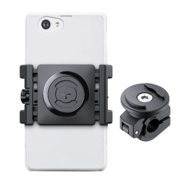 SMARTPHONE HOLDER - FOR SCOOTER SP CONNECT - UNIVERSAL KIT ON MIRROR LEG- Black (Ø 10-16 mm) SPC+ 4028017525008