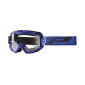 MASQUE/LUNETTES CROSS PROGRIP 3201 TR ATZAKI BLEU ECRAN TRANSPARENT ANTI-RAYURES/ANTI U.V. COMPATIBLE AVEC PORT LUNETTES DE VUE (HOMOLOGUE CE-EN AC-12072 REV.1) 0801766022950