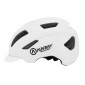 CASQUE VELO ADULTE AUVRAY URBAIN REFLEX BLANC IN-MOLD TAILLE 53-56 REGLAGE MOLETTE 3700807709447