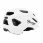 CASQUE VELO ADULTE AUVRAY URBAIN REFLEX BLANC IN-MOLD TAILLE 53-56 REGLAGE MOLETTE 3700807709447